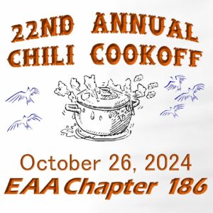 22nd Annual Chili Cook-Off @ EAA 186 Chapter House